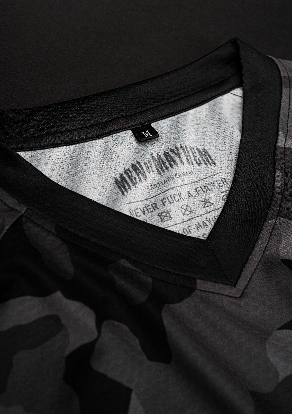 Short Sleeves Jersey Mayhem Camo B/C - MEN OF MAYHEM - ALAIKO - EXCHANGES - MM - M - 1140 - SJ - JM - CMO - BC - BC - black camo