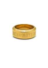Ring 13 Mayhem Gold - MEN OF MAYHEM - Accessoires - ALAIKO - EXCHANGES - MM - M - 3250 - R13MG - Neu