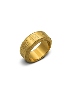 Ring 13 Mayhem Gold - MEN OF MAYHEM - Accessoires - ALAIKO - EXCHANGES - MM - M - 3250 - R13MG - Neu