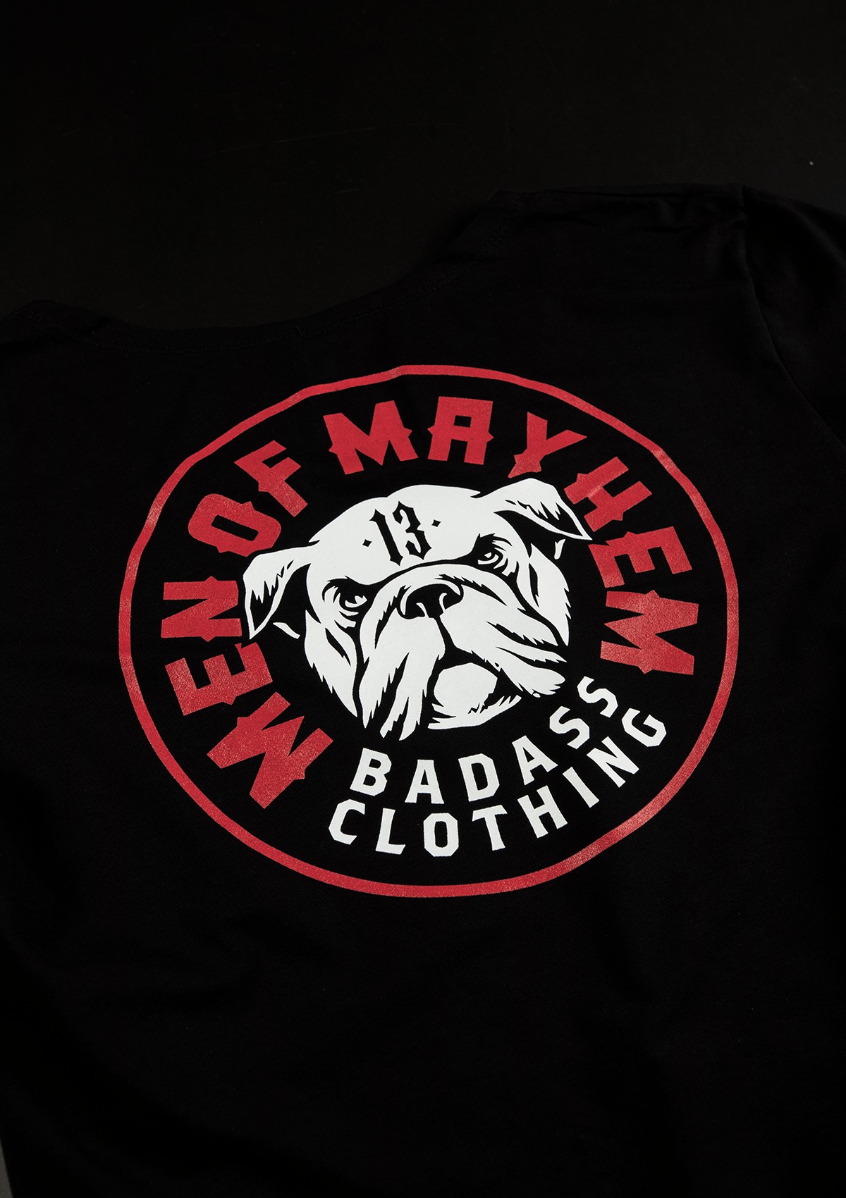 Women T-Shirt Bulldog S/R - MEN OF MAYHEM - ALAIKO - EXCHANGES - MM - W - 2020 - BS - SR - black - Schwarz