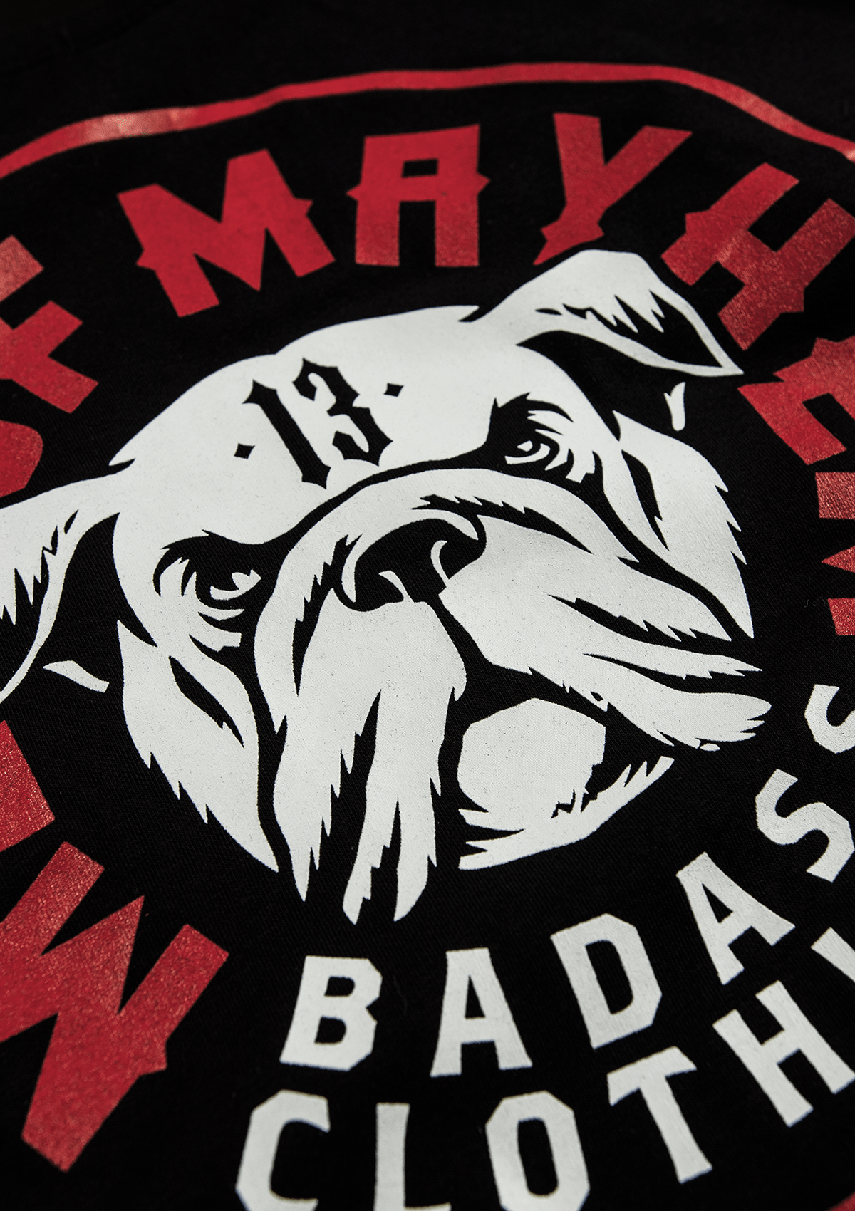 Women T-Shirt Bulldog S/R - MEN OF MAYHEM - ALAIKO - EXCHANGES - MM - W - 2020 - BS - SR - black - Schwarz