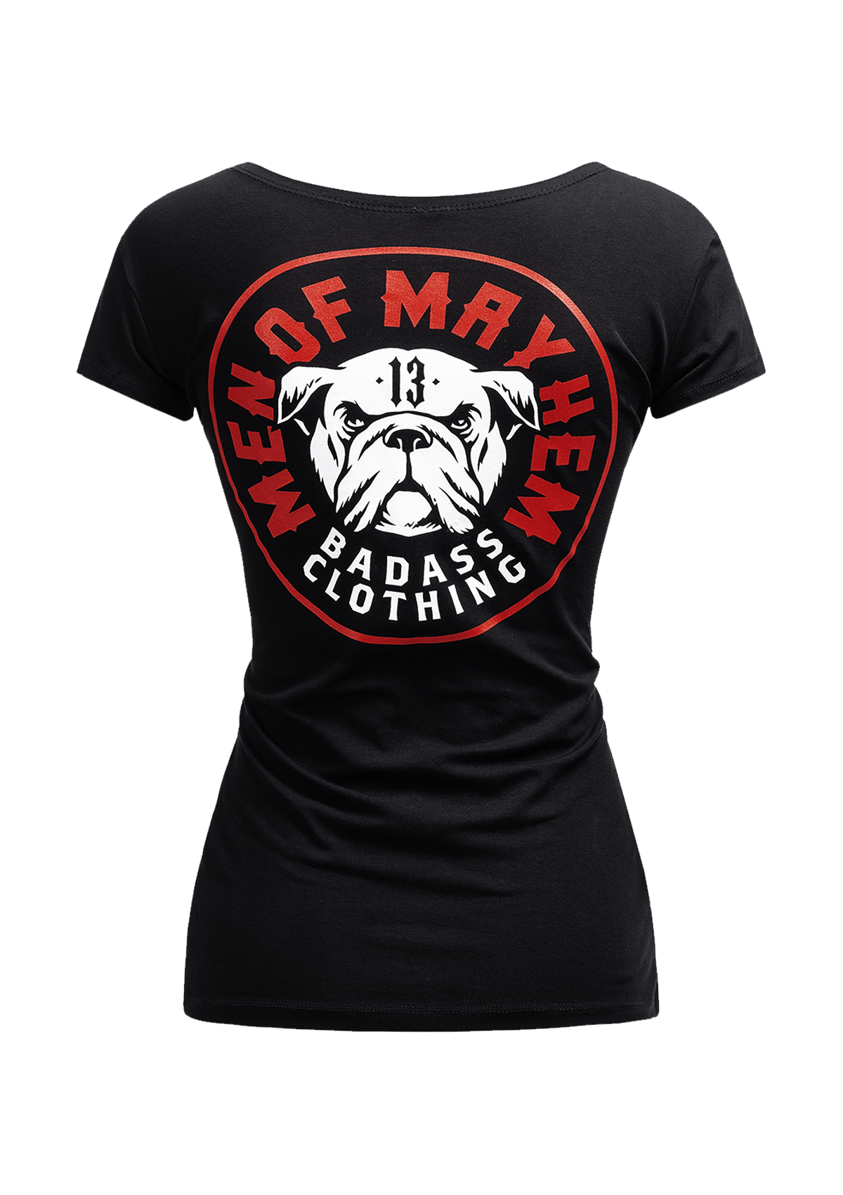 Women T-Shirt Bulldog S/R - MEN OF MAYHEM - ALAIKO - EXCHANGES - MM - W - 2020 - BS - SR - black - Schwarz