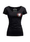 Women T-Shirt Bulldog S/R - MEN OF MAYHEM - ALAIKO-EXCHANGES-MM-W-2020-BS-SR - black - Schwarz