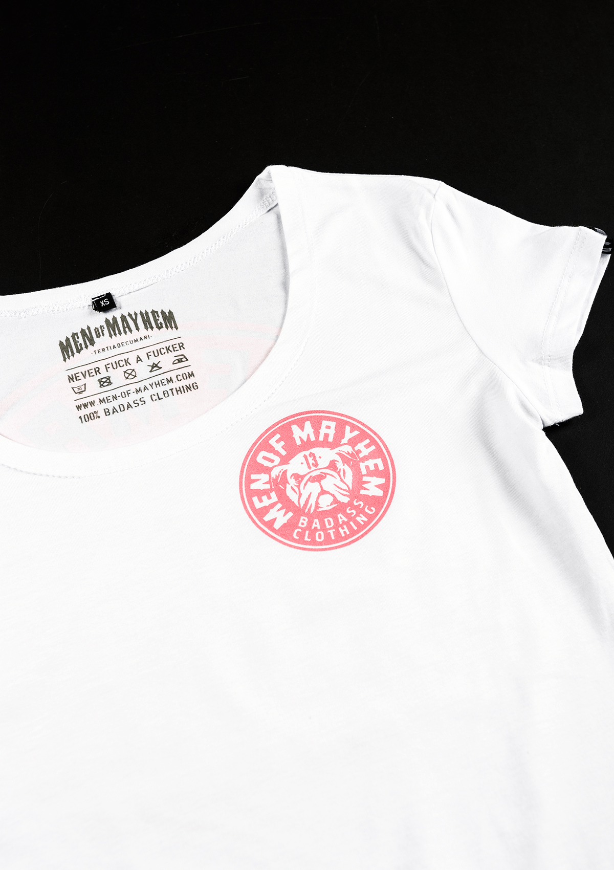 Women T-Shirt Bulldog W/P - MEN OF MAYHEM - ALAIKO - EXCHANGES - MM - W - 2020 - BS - WP - Supplier Zia - T-Shirts & Tops