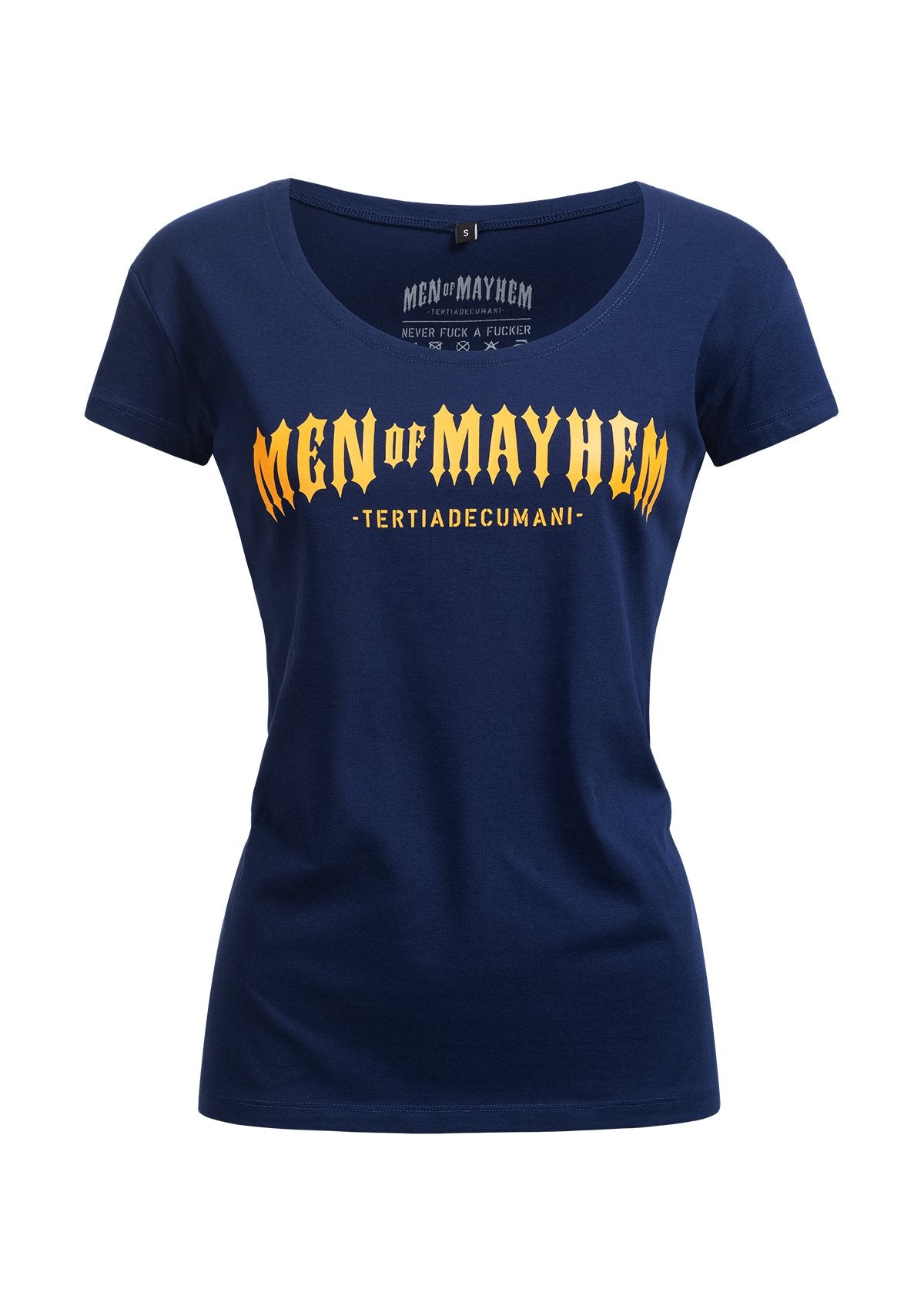 Women T-Shirt Mayhem Classic N/G - MEN OF MAYHEM - ALAIKO-EXCHANGES-MM-W-2020-MC-13-NG - Blau - blue