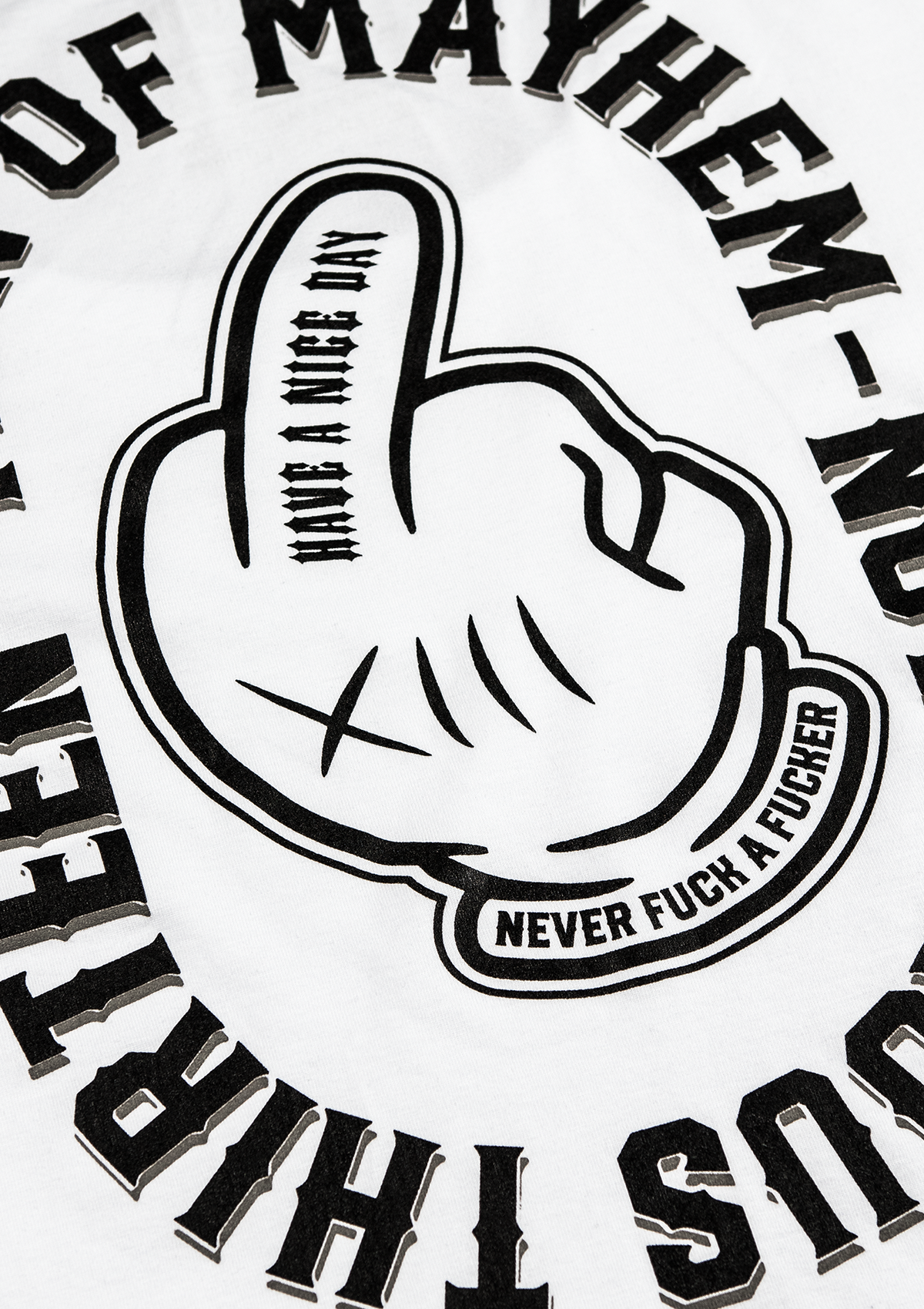 Women T-Shirt Middle Finger W/S