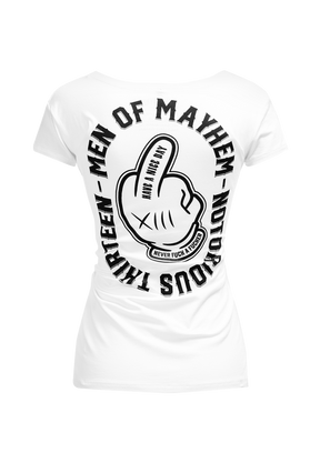 Women T-Shirt Middle Finger W/S