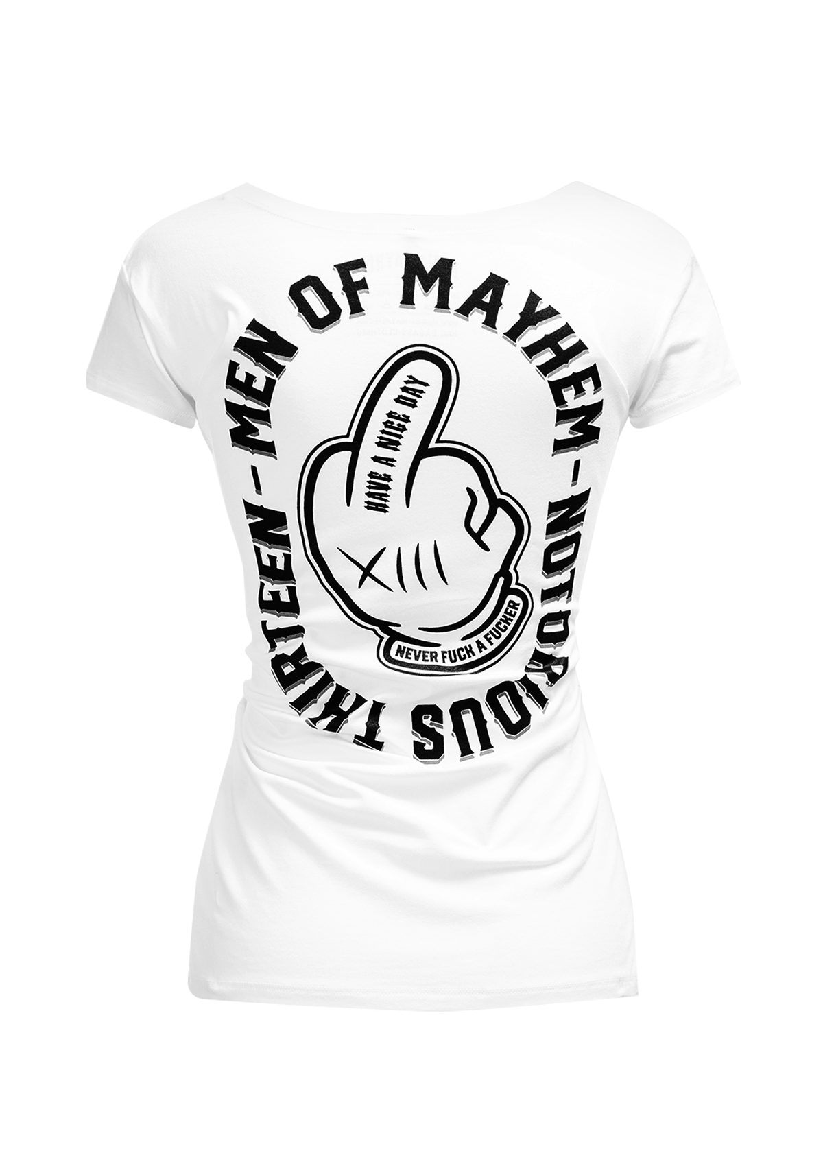 Women T-Shirt Middle Finger W/S