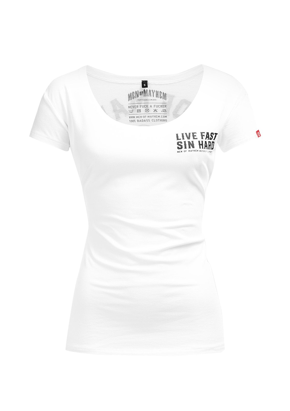 Women T - Shirt Middle Finger W/S - MEN OF MAYHEM - ALAIKO - EXCHANGES - MM - W - 2020 - MF - WS - stock<=6 - T - Shirt Middle Finger