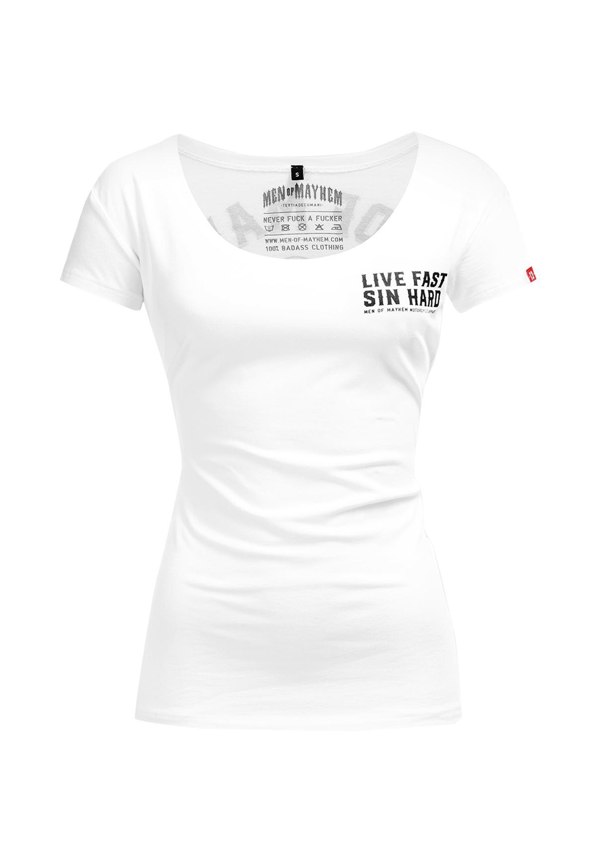 Women T-Shirt Middle Finger W/S - MEN OF MAYHEM - ALAIKO - EXCHANGES - MM - W - 2020 - MF - WS - Supplier Zia - T-Shirt Middle Finger