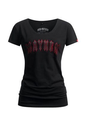 Women T-Shirt Mayhem B/B/R - MEN OF MAYHEM - ALAIKO - EXCHANGES - MM - W - 2020 - MS - BBR - black - Neu