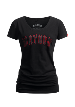 Women T-Shirt Mayhem B/B/R