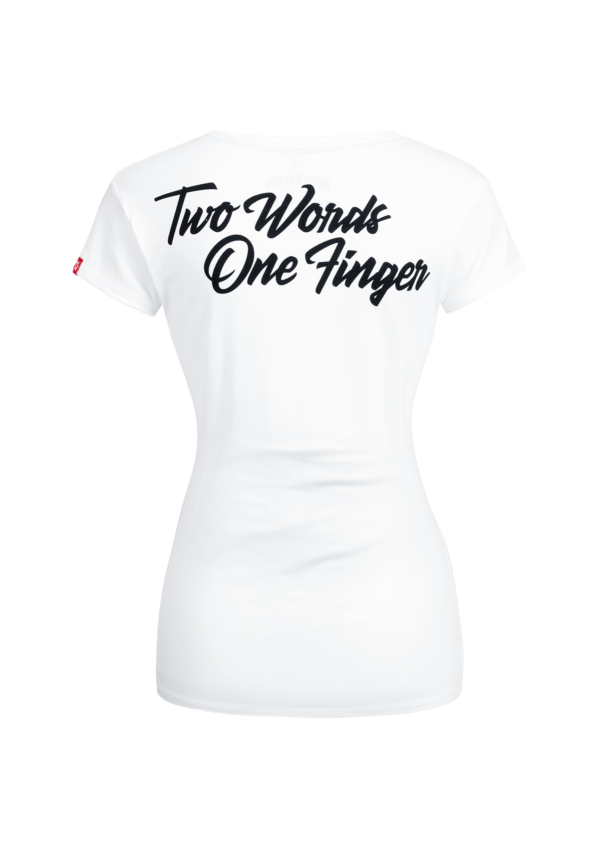 Women T-Shirt Two Words One Finger W/S - MEN OF MAYHEM - ALAIKO - EXCHANGES - MM - W - 2020 - TW - WS - Supplier Zia - T-Shirts & Tops