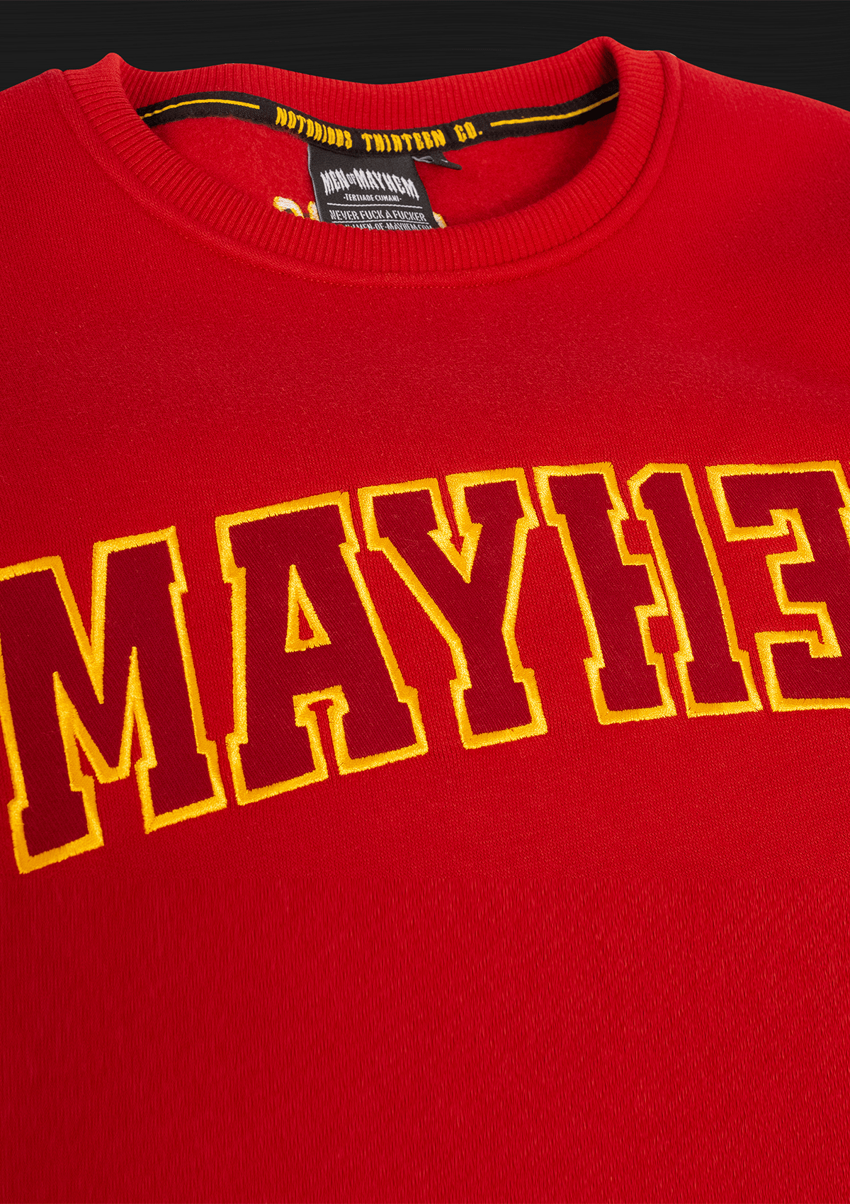 Women Crewneck League R/G - MEN OF MAYHEM - ALAIKO - EXCHANGES - MM - W - 2040 - CL - RG - League - Outlet