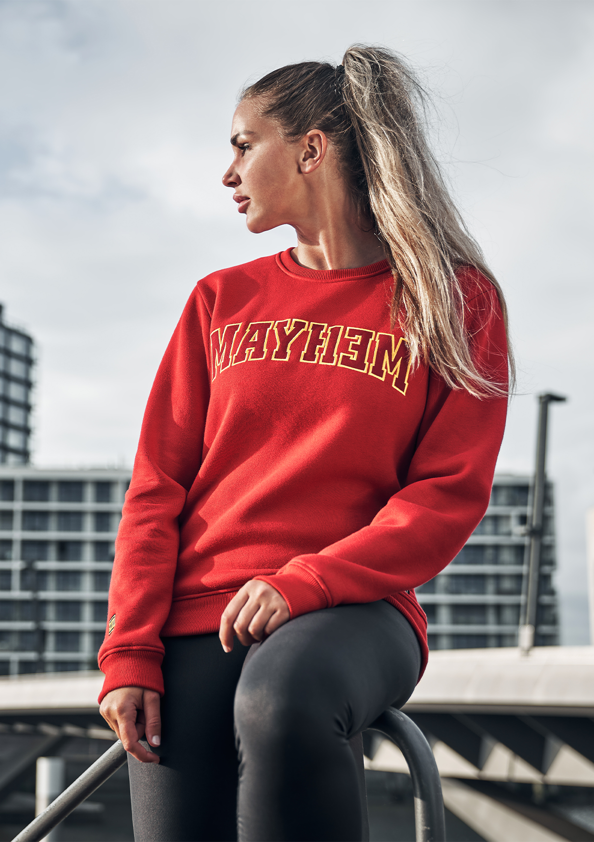 Women Crewneck League R/G