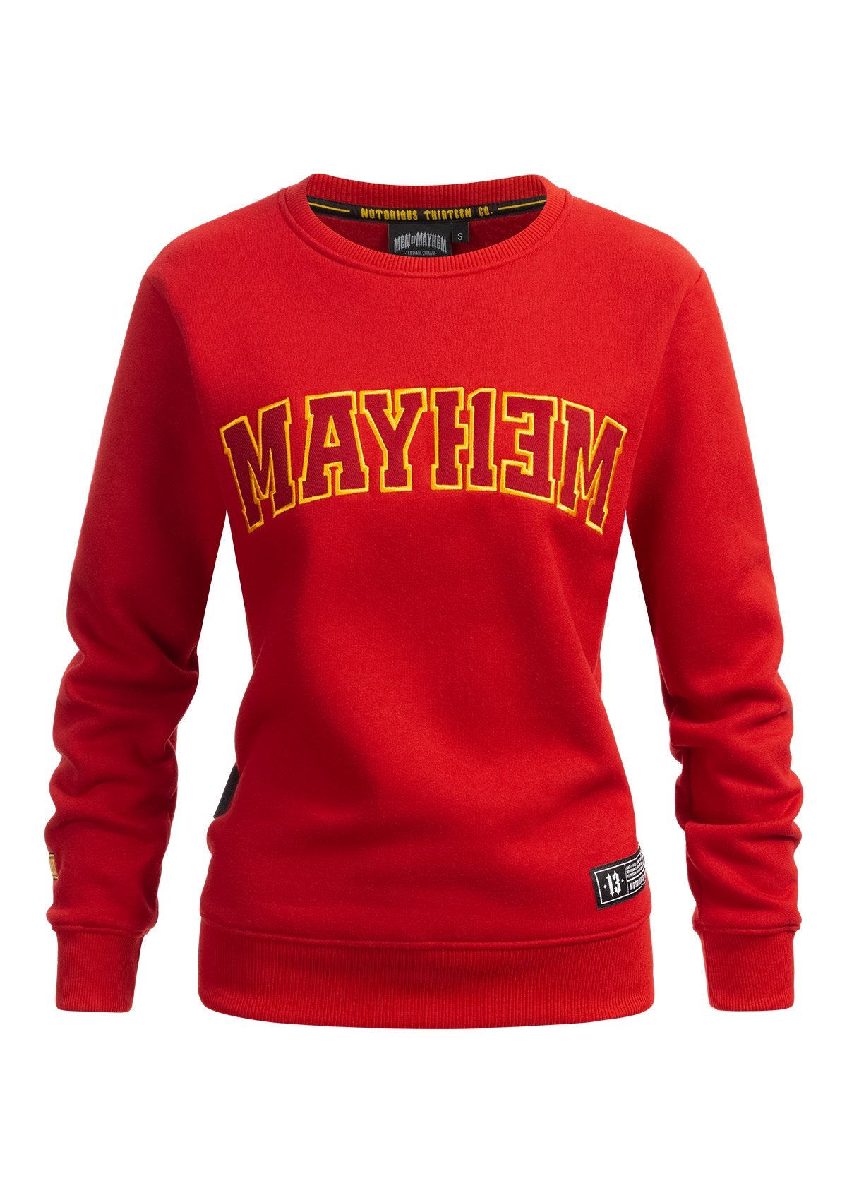 Women Crewneck League R/G - MEN OF MAYHEM - ALAIKO-EXCHANGES-MM-W-2040-CL-RG - League - Outlet