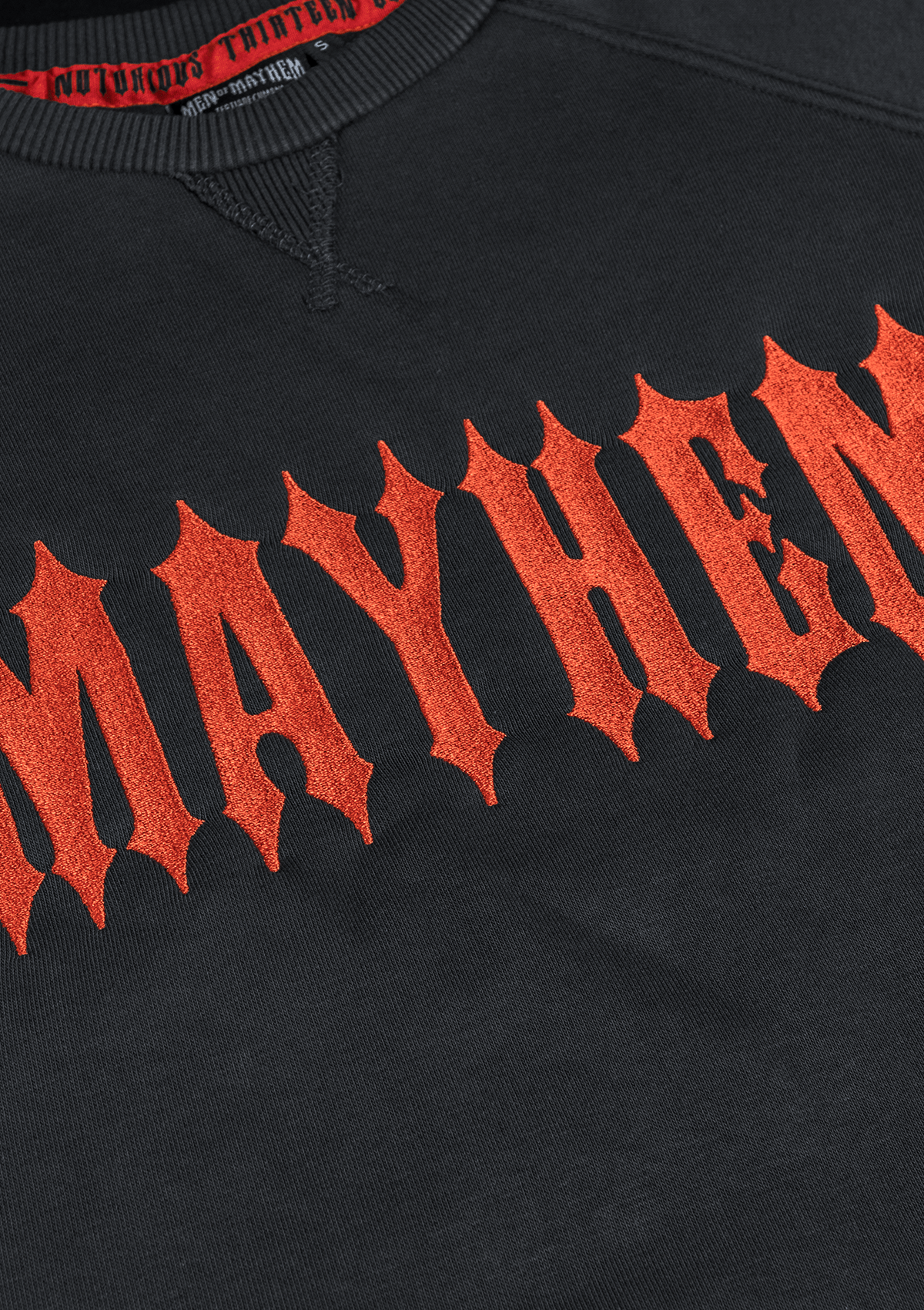 Women Crewneck Mayhem G/O - MEN OF MAYHEM - ALAIKO - EXCHANGES - MM - W - 2040 - MC - GO - Grau - grey