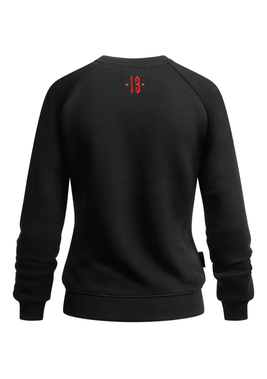 Women Crewneck Mayhem S/R - MEN OF MAYHEM - ALAIKO - EXCHANGES - MM - W - 2040 - MC - SR - black - Neu