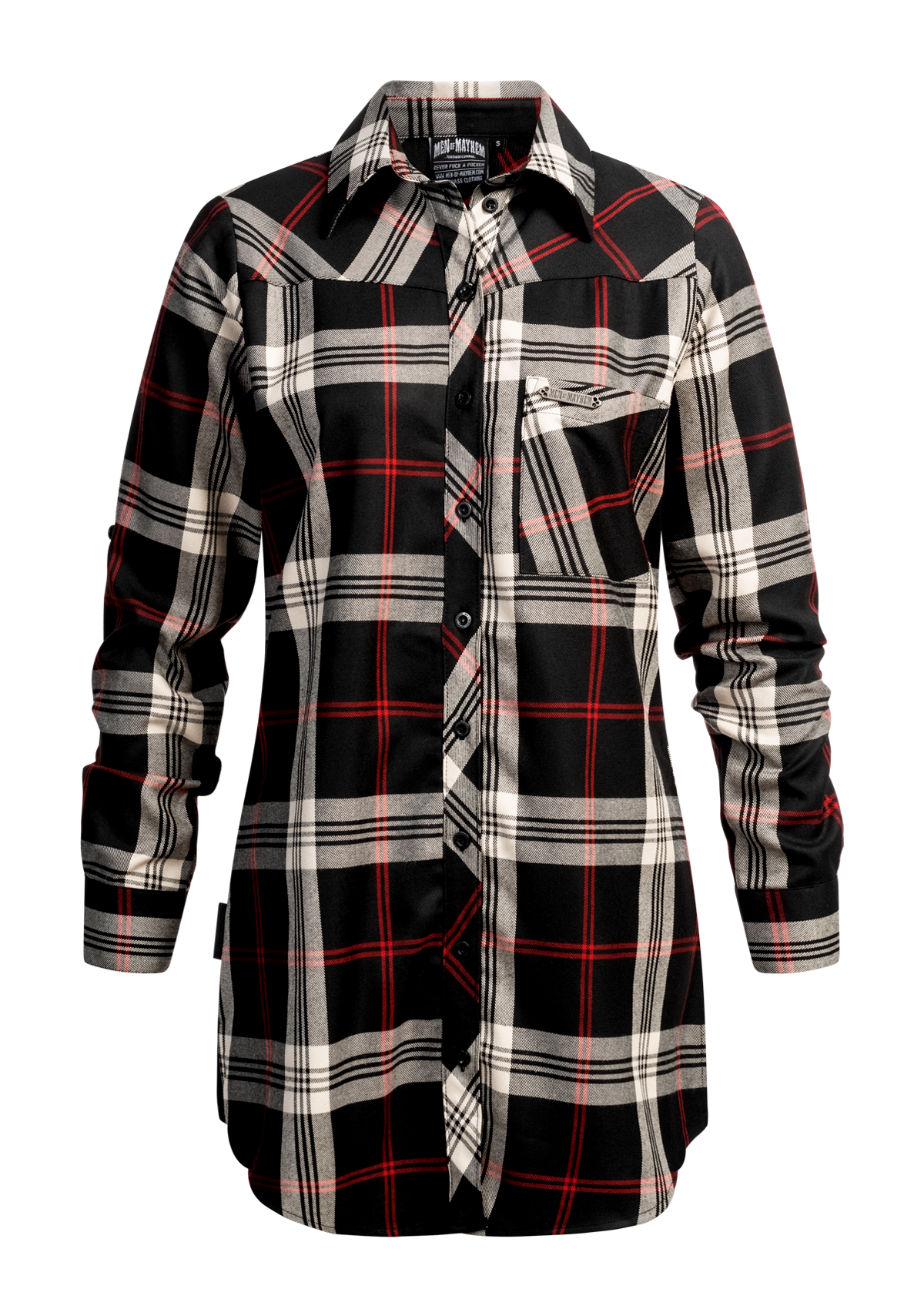 Women Flannel Shirt Bourbon