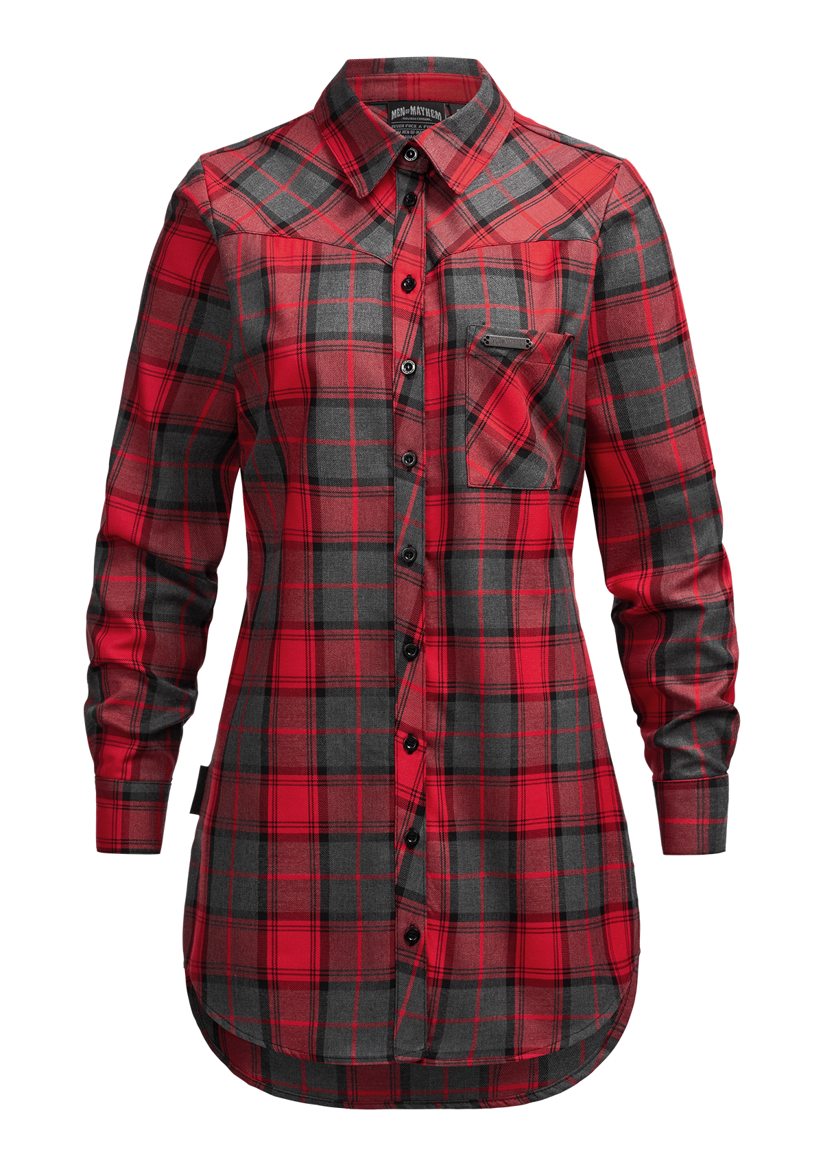 Women Flanellhemd R/G