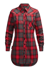 Women flannel shirt R/G