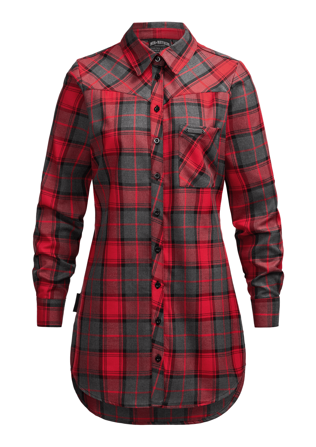 Women Flanellhemd R/G - MEN OF MAYHEM - ALAIKO - EXCHANGES - MM - W - 2120 - FL - RG - Flanellhemd - Hemden