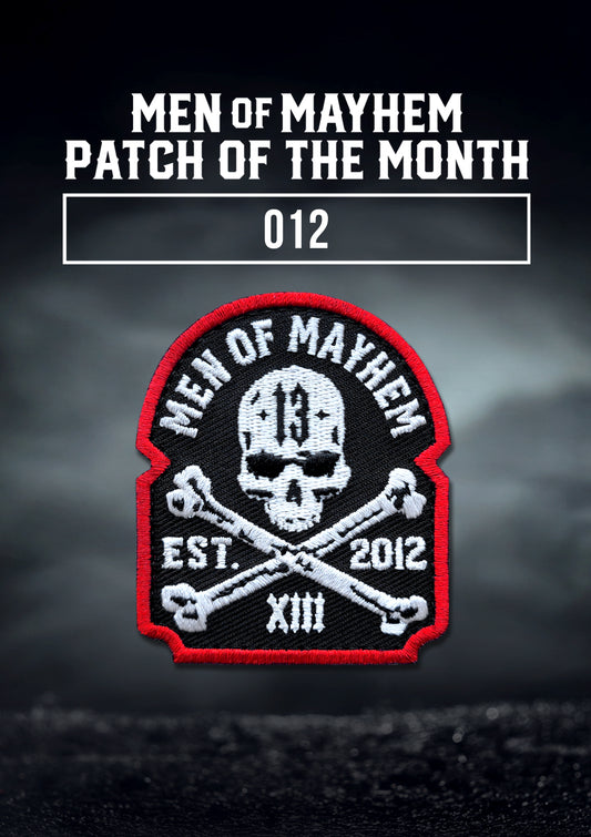Patch of the Month 012 - MEN OF MAYHEM - Accessoires - hidden - Patches & Pins