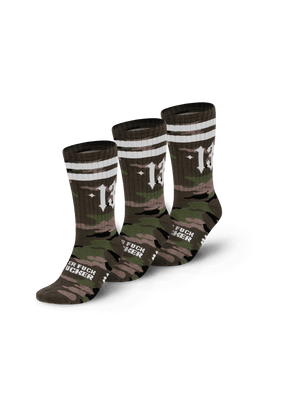 3 - Pack Crew Socken 13 Freshener GC/W - MEN OF MAYHEM - Bundle - Crew Socken - 