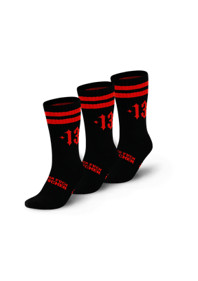 3 - Pack Crew Socken 13 Freshener S/R - MEN OF MAYHEM - Bundle - Crew Socken - 