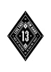 Banner 13 Raute - MEN OF MAYHEM - Accessoires - Banner - black