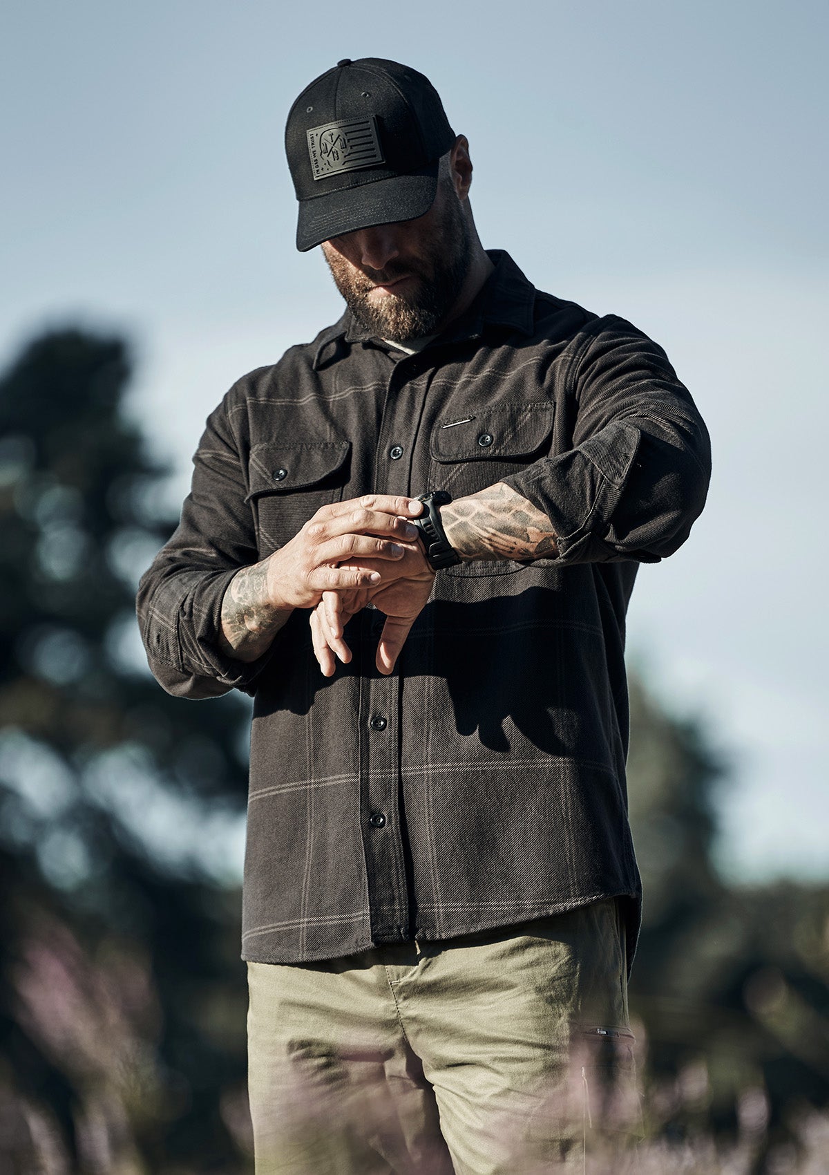 Flanellhemd Night / Heavy D. - MEN OF MAYHEM - ALAIKO - EXCHANGES - MM - M - 1060 - FH - NH - Flanellhemd - Hemden