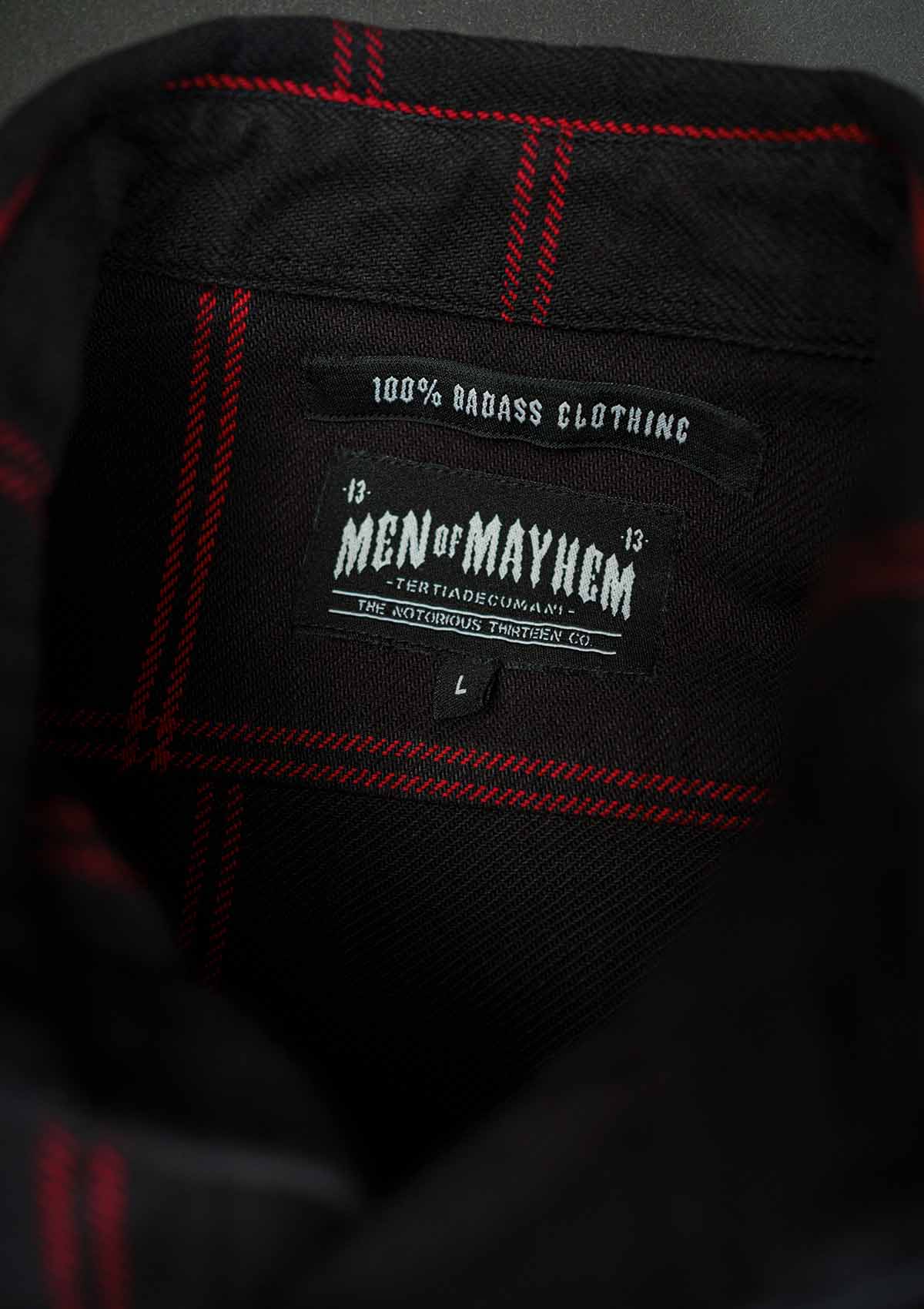 Flanellhemd Tracer / Heavy D. - MEN OF MAYHEM - ALAIKO - EXCHANGES - MM - M - 1060 - FH - TH - Flanellhemd - Hemden