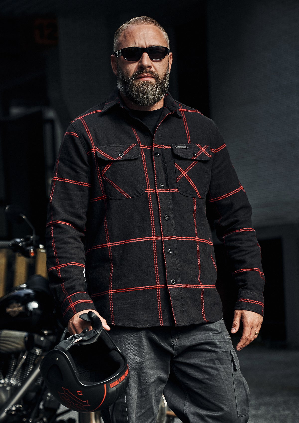 Flanellhemd Tracer / Heavy D. - MEN OF MAYHEM - ALAIKO - EXCHANGES - MM - M - 1060 - FH - TH - Flanellhemd - Hemden
