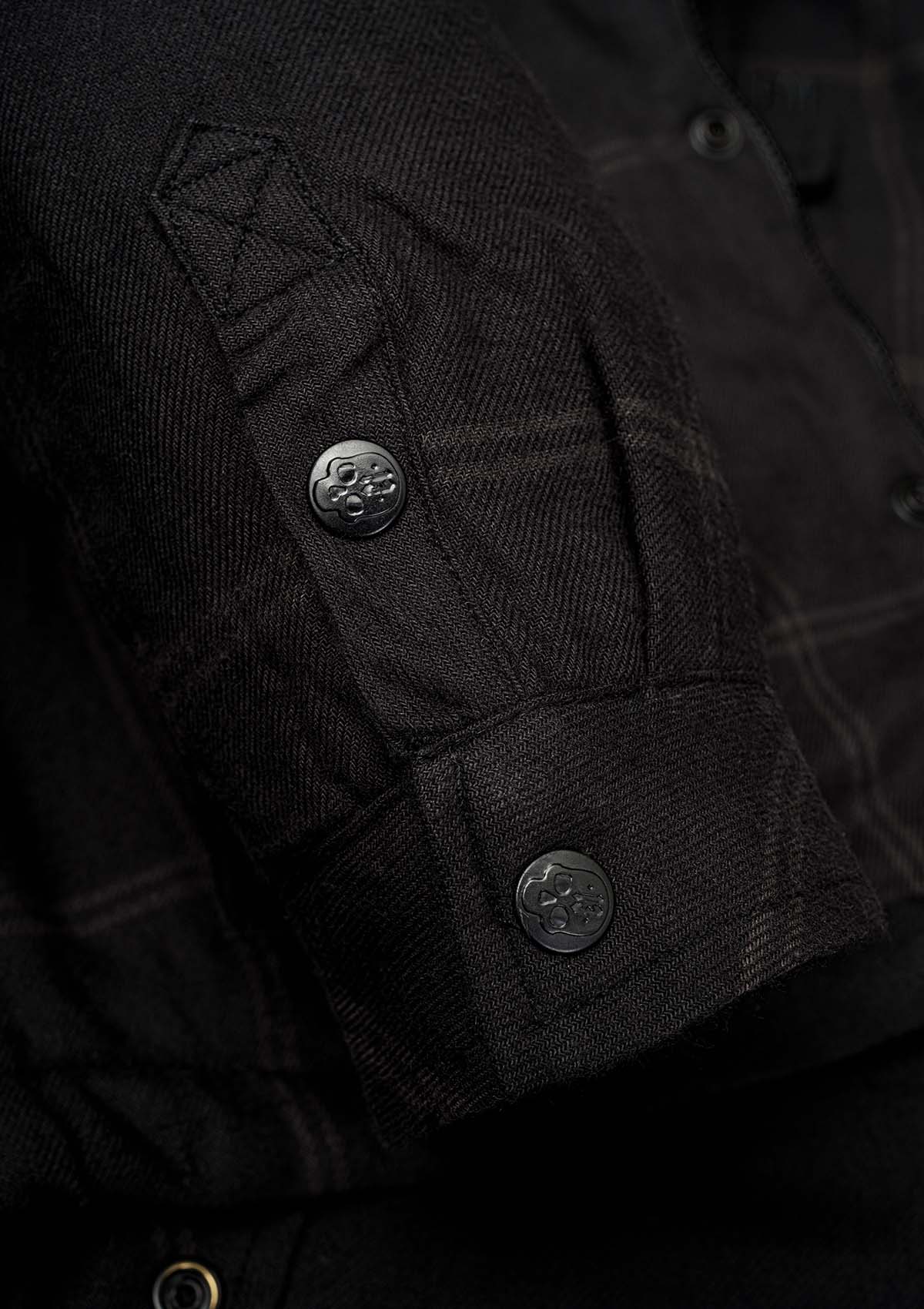 Flanelljacke Midnight - MEN OF MAYHEM - ALAIKO - EXCHANGES - MM - M - 1100 - FJ - MN - flanelljacke - Grau