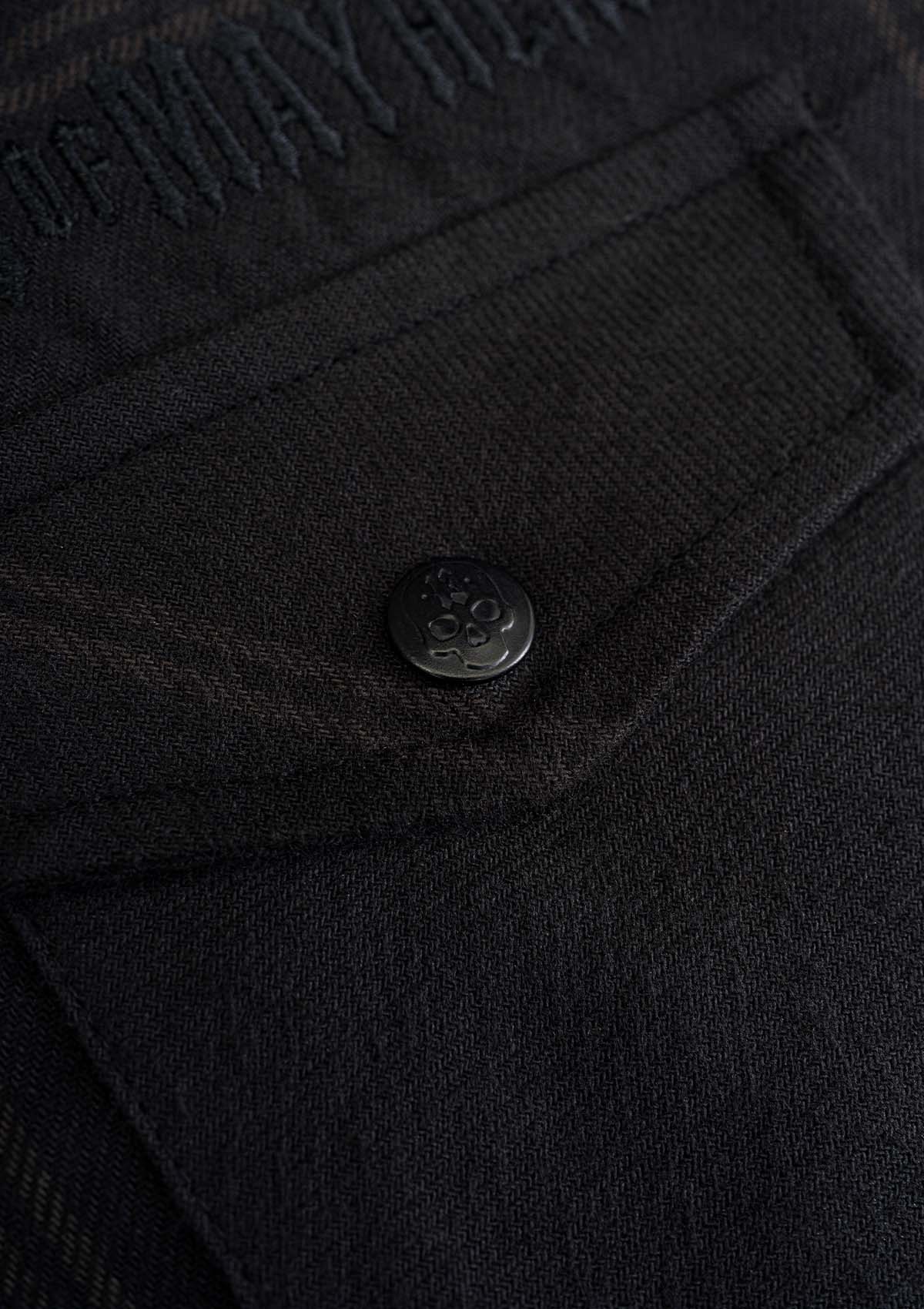 Flanelljacke Midnight - MEN OF MAYHEM - ALAIKO - EXCHANGES - MM - M - 1100 - FJ - MN - flanelljacke - Grau