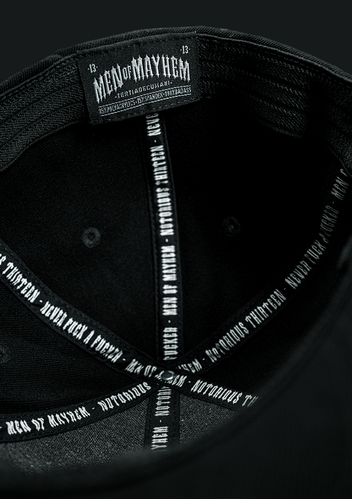 Flex Cap Mayhem S/W - MEN OF MAYHEM - Accessoires - ALAIKO - EXCHANGES - MM - E - 3030 - FC - S/W - black