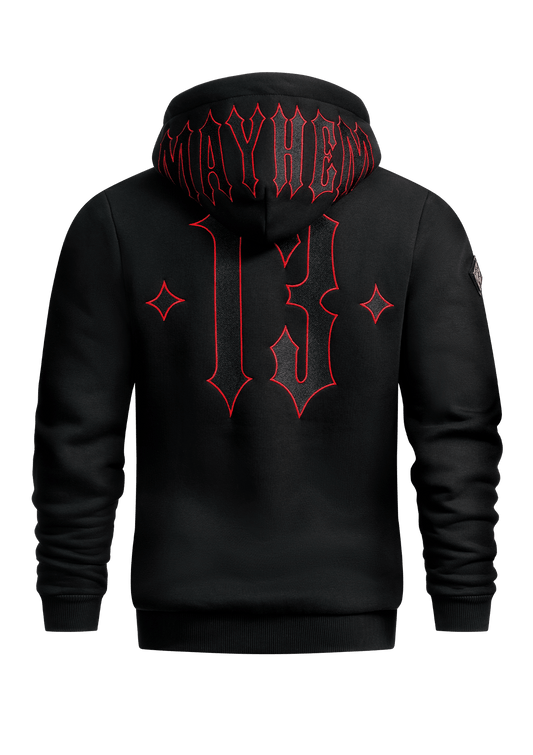 Hoodie Jacke Mayhem Classic B/B/R MK3 - MEN OF MAYHEM - ALAIKO - EXCHANGES - MM - M - 1080 - HJ - BBR - MK3 - BBR - Classic