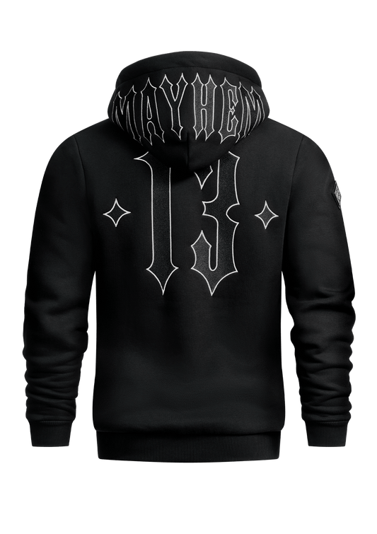 Hoody Jacke Mayhem Classic B/B/W MK3 - MEN OF MAYHEM - ALAIKO - EXCHANGES - MM - M - 1080 - HJ - BBW - MK3 - BBW - Classic