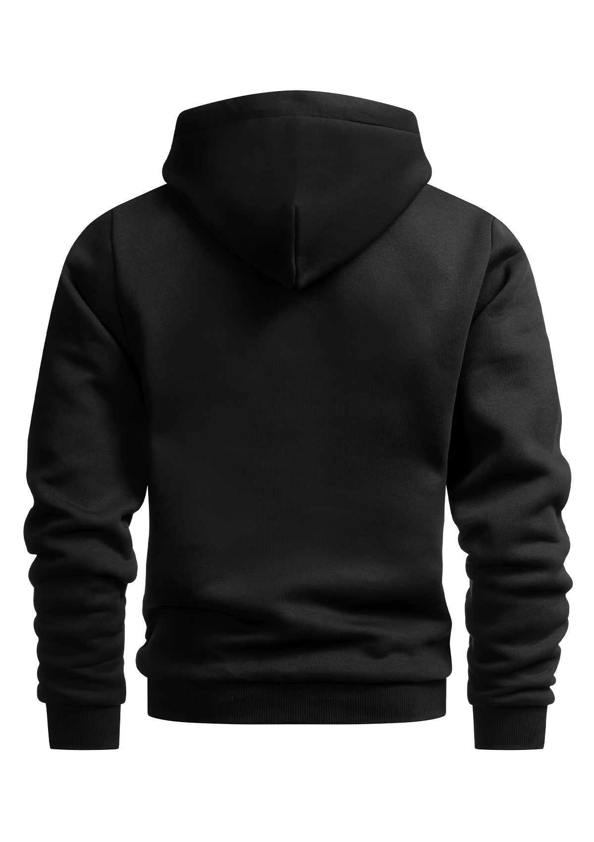 Black hoodie jacket men's shop