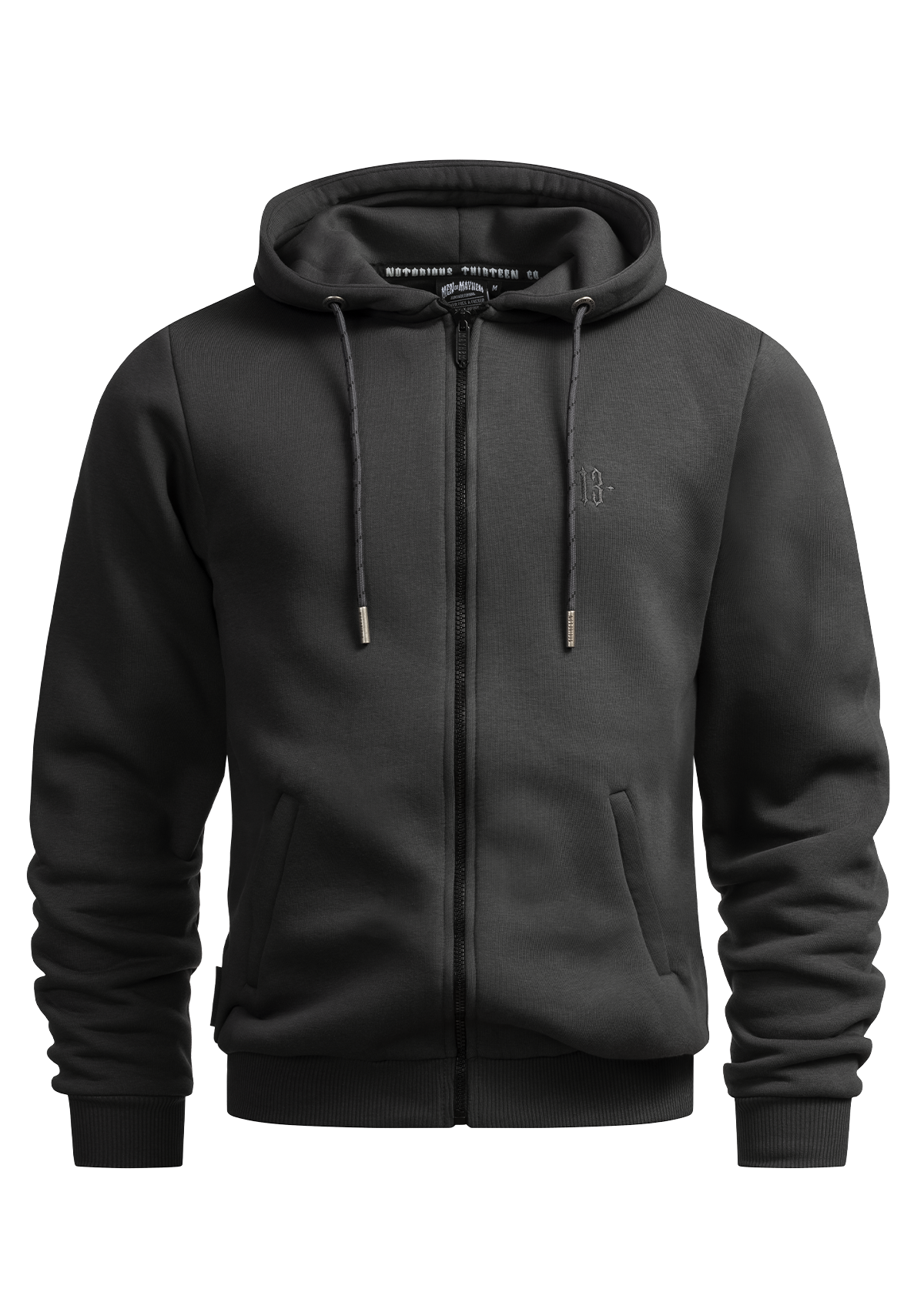 Zip Hoodie Original Grey