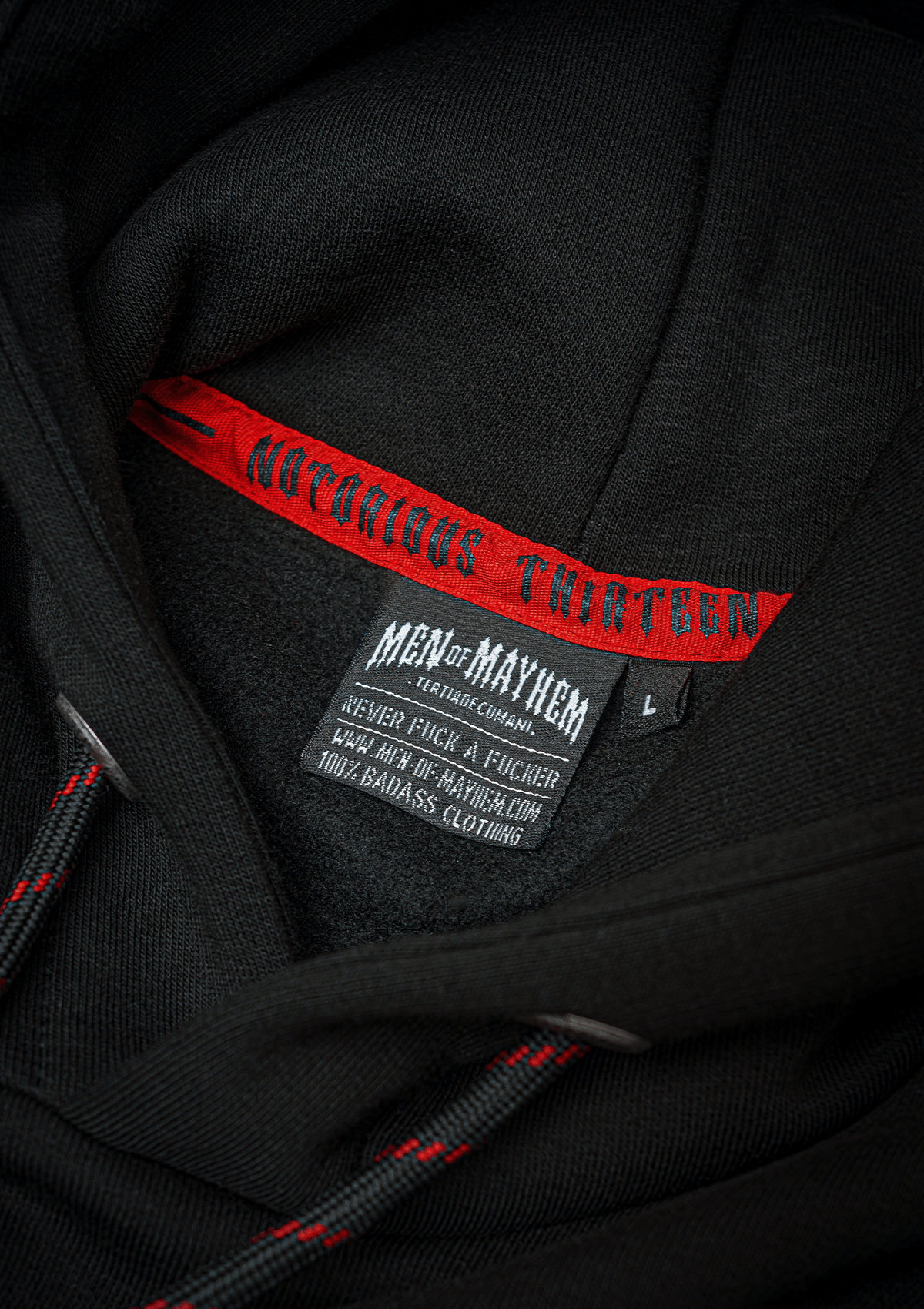 Hoodie Mayhem XIII B/B/R MK3 - MEN OF MAYHEM - ALAIKO - EXCHANGES - MM - M - 1050 - HMX - BBR - BBR - black