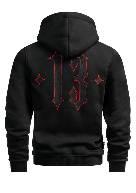 Hoodie Mayhem XIII B/B/R MK3 - MEN OF MAYHEM - ALAIKO - EXCHANGES - MM - M - 1050 - HMX - BBR - BBR - black