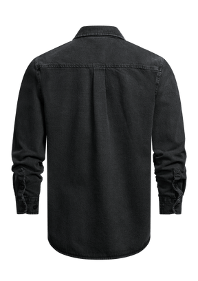 Jeanshemd Shadow BLKW - MEN OF MAYHEM - ALAIKO - EXCHANGES - MM - M - 1060 - JHS - BLKW - Hemden - Herren