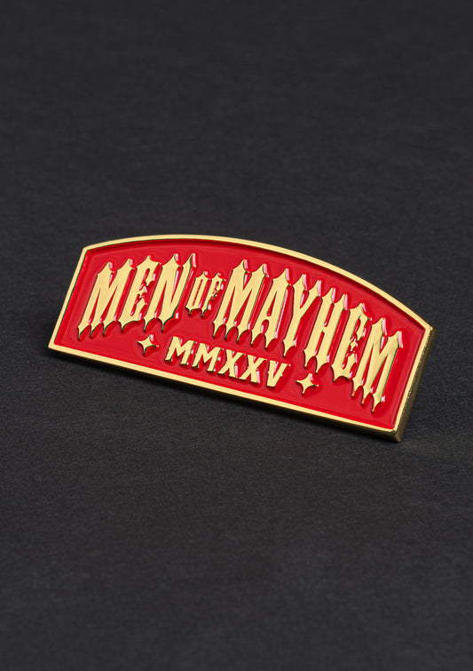 Pin Men of Mayhem MMXXV - MEN OF MAYHEM - Accessoires - biker - Gold