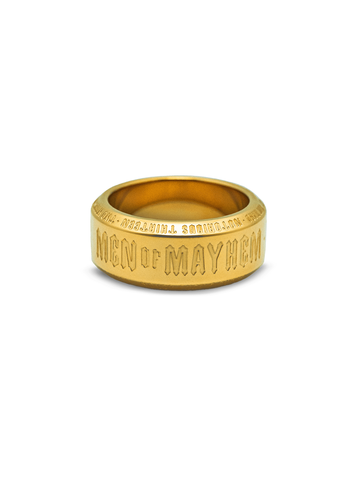 Ring 13 Mayhem Gold - MEN OF MAYHEM - Accessoires - ALAIKO - EXCHANGES - MM - M - 3250 - R13MG - Neu