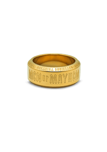 Ring 13 Mayhem Gold - MEN OF MAYHEM - Accessoires - ALAIKO - EXCHANGES - MM - M - 3250 - R13MG - Neu