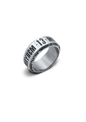 Ring 13 Mayhem - MEN OF MAYHEM - Accessoires - ALAIKO - EXCHANGES - MM - M - 3250 - R13M - friday13th24