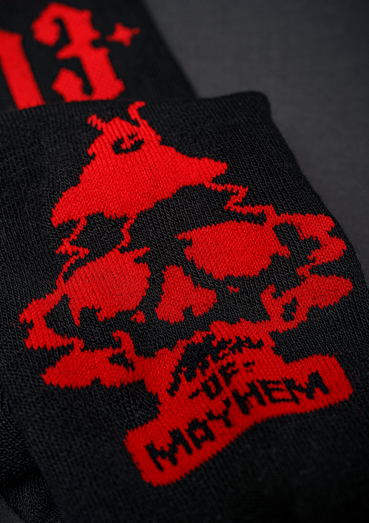 Crew Socken 13 Freshener S/R - MEN OF MAYHEM - Accessoires - ALAIKO - EXCHANGES - CS - 13F - SR - black