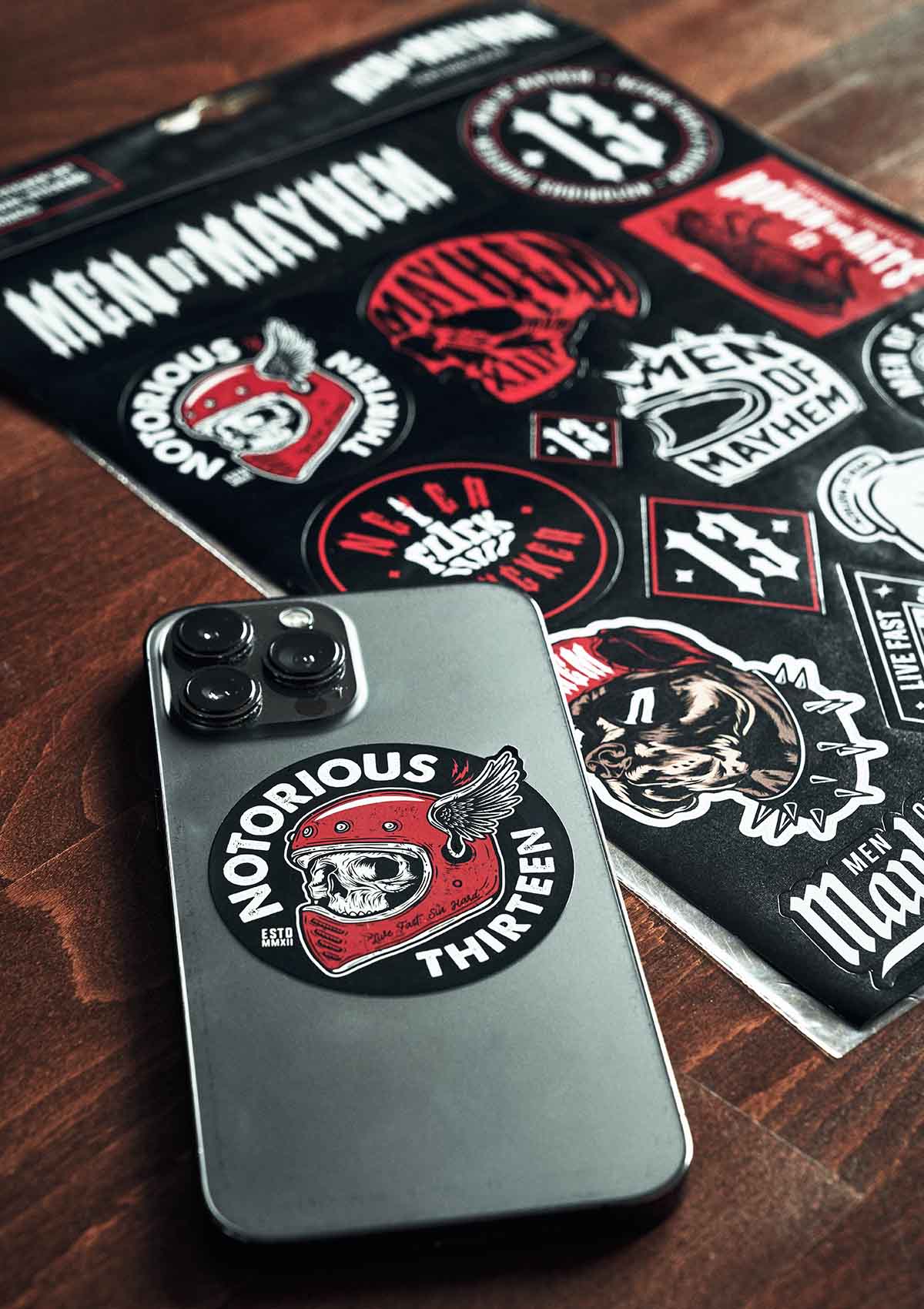 Sticker Pack - MEN OF MAYHEM - Accessoires - Sticker & Aufkleber - 