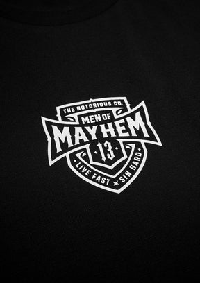 T-Shirt Mayhem COA S/W - MEN OF MAYHEM - ALAIKO - EXCHANGES - MM - M - 1010 - COA - SW - black - Men